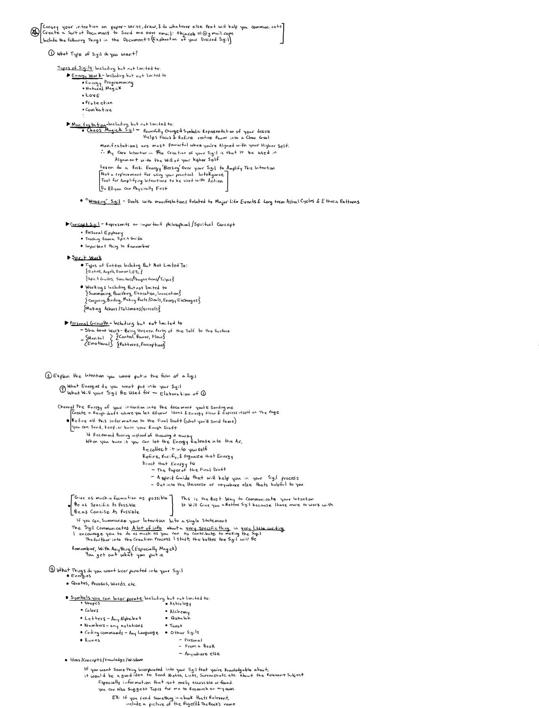 Sigil Crafting Service Description 2, page 3